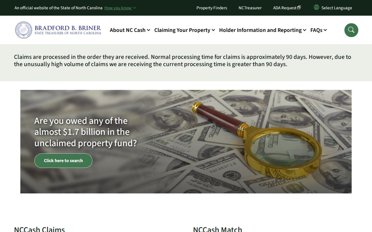 Cary people search through North Carolina unclaimed property records